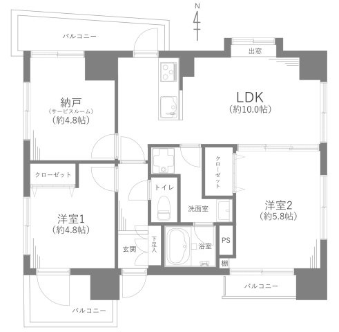 中古マンション 所沢市西所沢　ワイズユウラク西所沢