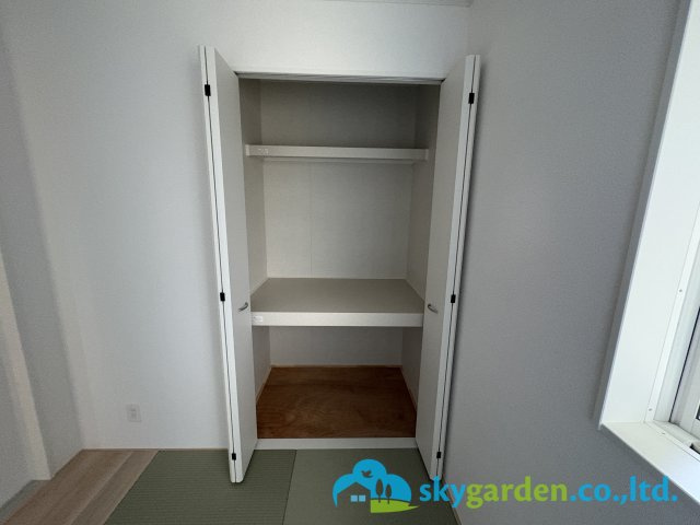 茅ヶ崎市柳島第11　新築戸建　全8棟5号棟の収納|たっぷりとした収納スペースです