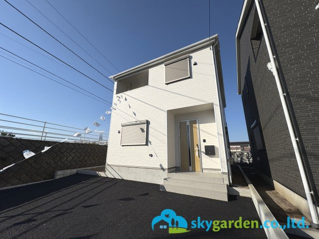 茅ヶ崎市柳島第11　新築戸建　全8棟5号棟の外観|天候により富士山を遠望
日照・開放感良好