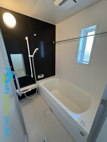 茅ヶ崎市柳島第11　新築戸建　全8棟5号棟の浴室|日々の暮らしに欠かせないお風呂です