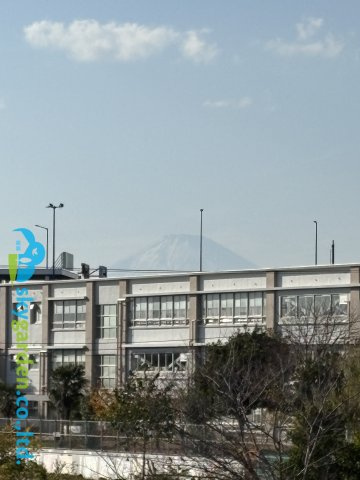 茅ヶ崎市柳島第11　新築戸建　全8棟5号棟の展望|天候により富士山を遠望