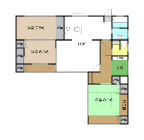 【間取り】 | 中古一戸建　高知市万々