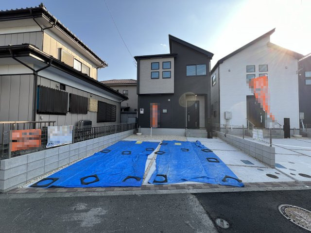 昭島市福島町3丁目　新築戸建全3棟の外観|現地外観