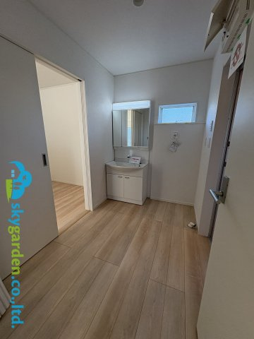 茅ヶ崎市柳島第11　新築戸建　全8棟6号棟の脱衣所