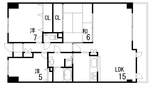 アーデンコート住吉川の間取り
