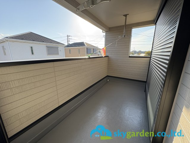 茅ヶ崎市柳島第11　新築戸建　全8棟7号棟のバルコニー|インナーバルコニー