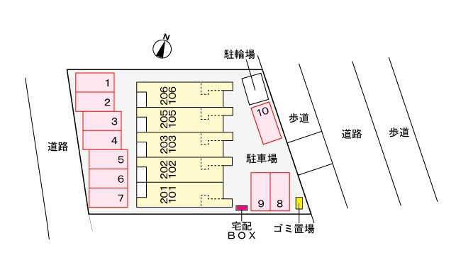 バーミィ ベルの区画図