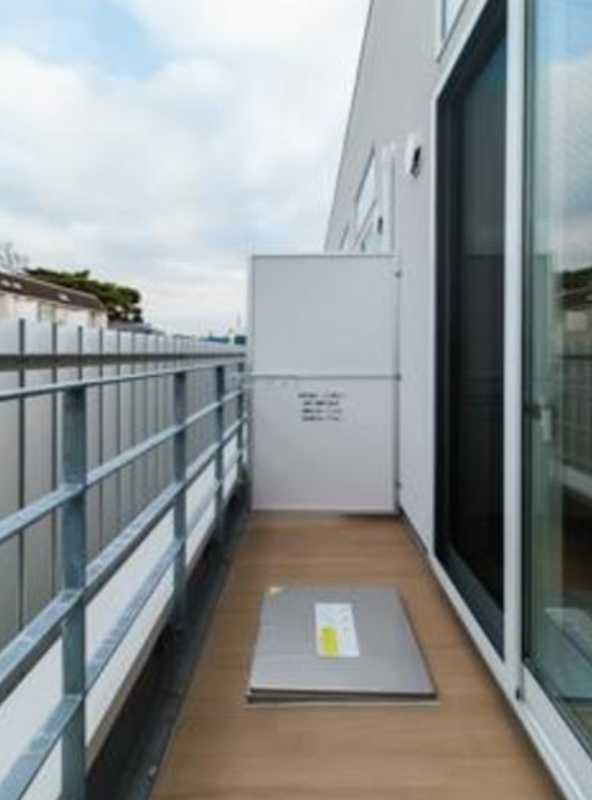 野沢ウッド　ロフト　管理人巡回　食器洗い乾燥機のバルコニー