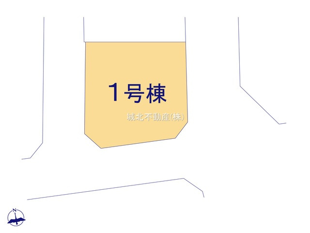 練馬区東大泉7丁目 限定1棟の区画図