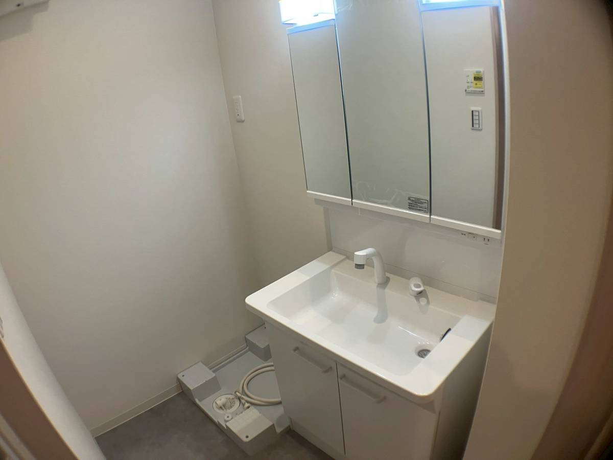 豊中市宝山町のアパートの洗面所