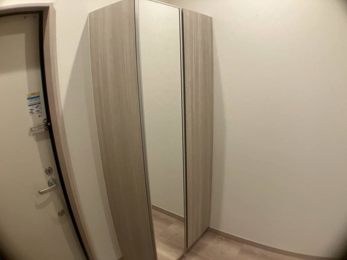 豊中市宝山町のアパートのバルコニー