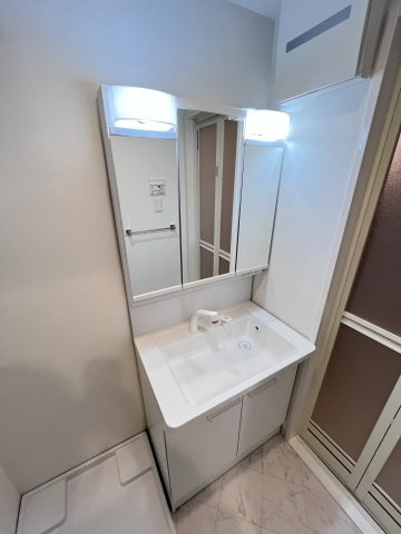 大阪市鶴見区緑１丁目の賃貸マンションの独立洗面台