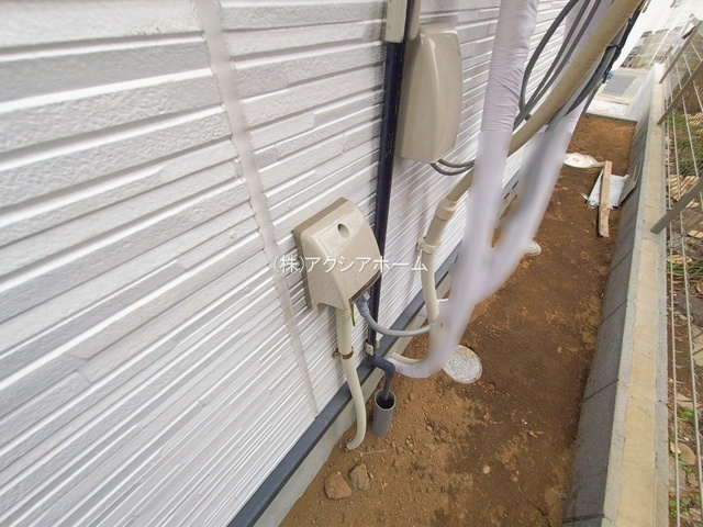 入間市大字下藤沢・全1棟　新築一戸建　～敷地66坪の平屋建～の庭|現地写真　2025年12月4日撮影