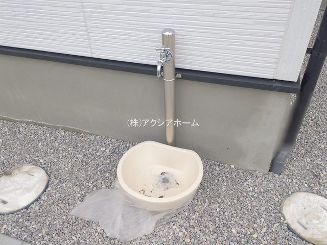 入間市大字下藤沢・全1棟　新築一戸建　～敷地66坪の平屋建～の庭|現地写真　2025年12月4日撮影