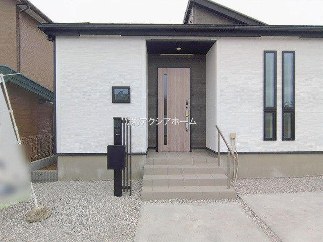 入間市大字下藤沢・全1棟　新築一戸建　～敷地66坪の平屋建～の玄関|現地写真　2025年12月4日撮影