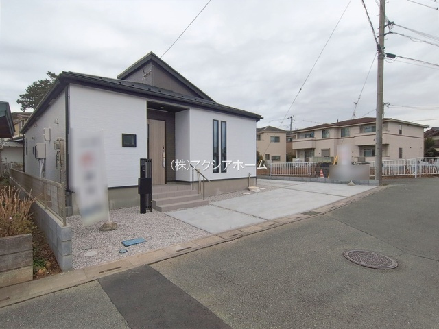 入間市大字下藤沢・全1棟　新築一戸建　～敷地66坪の平屋建～の外観|現地写真　2025年12月4日撮影