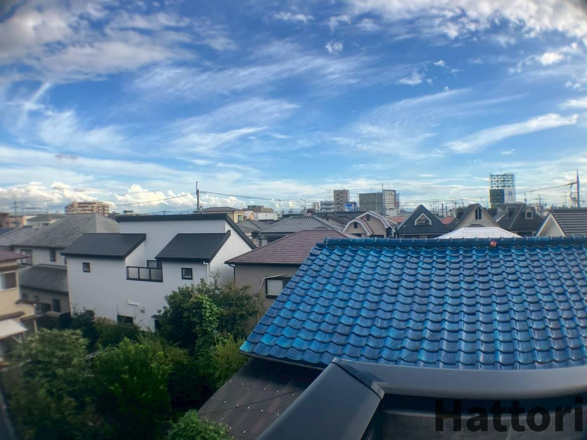 豊中市宝山町のアパートの展望