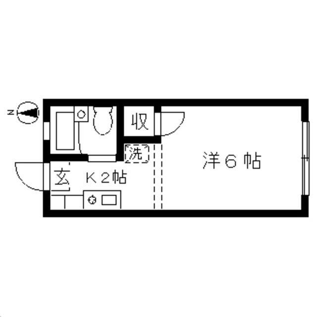 多摩市一ノ宮1丁目のアパートの画像