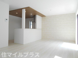 【居間・リビング】 | 会津若松市日新町新築一戸建て2棟 | 使いやすい居間です