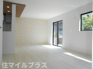 【居間・リビング】 | 会津若松市日新町新築一戸建て2棟 | 使いやすい居間です