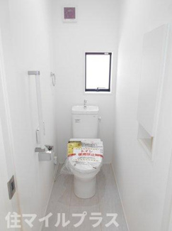【トイレ】 | 会津若松市日新町新築一戸建て2棟 | トイレも気になるポイント