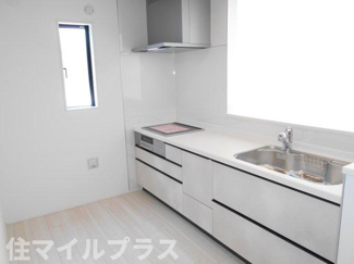 【キッチン】 | 会津若松市日新町新築一戸建て2棟 | 使いやすいキッチンです