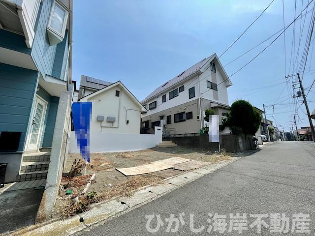 平塚市札場町　中古戸建の前面道路含む現地写真|現地外観