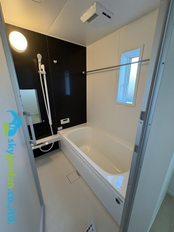 茅ヶ崎市柳島第11　新築戸建　全8棟8号棟の浴室|ゆったり過ごせるお風呂です