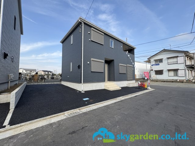 茅ヶ崎市柳島第11　新築戸建　全8棟8号棟の外観|外観もきれいです