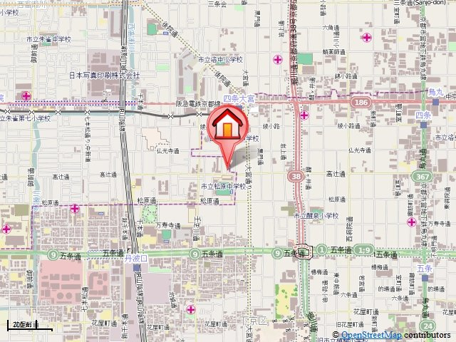 ツカサビルの地図