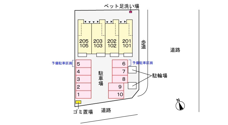 ミュゲ ブリエの区画図