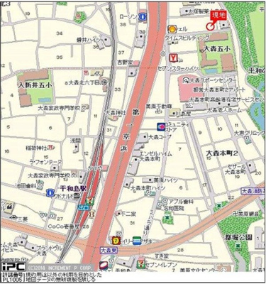 【地図】 | ライオンズマンション大森本町第２