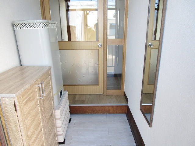 こんのハイツの玄関