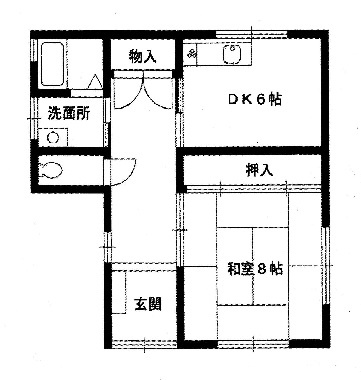 紀の川市桃山町段・中古戸建・54695の間取り