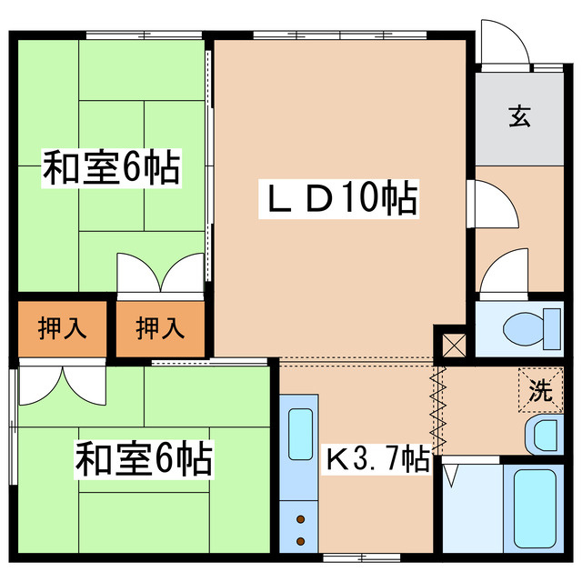 斉藤マンション1の間取り