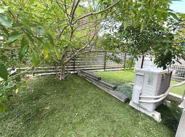 茂原市立木　中古戸建の庭|平成20年7月築3LDK 太陽光発電 オール電化 敷地約68坪 車3台可 田園風景が広がる閑静な環境