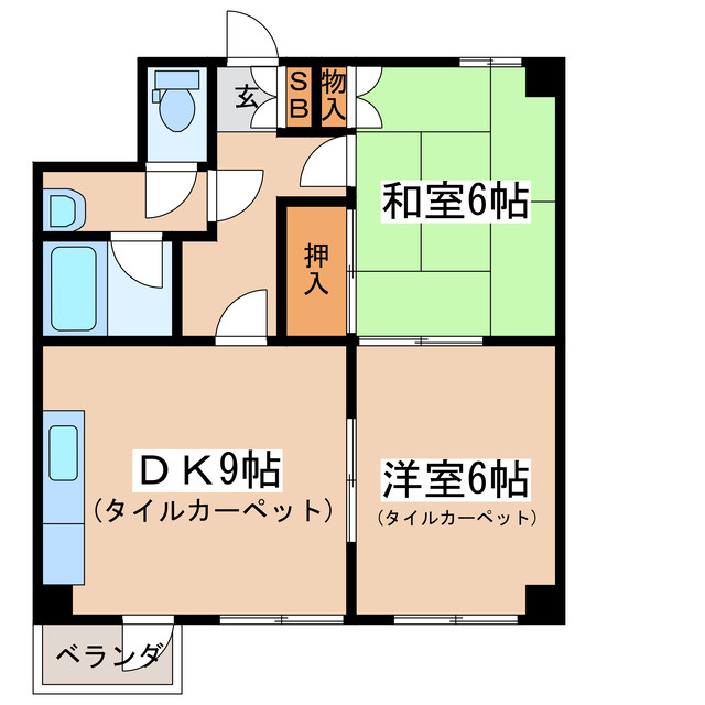 三共ユタカビルの間取り