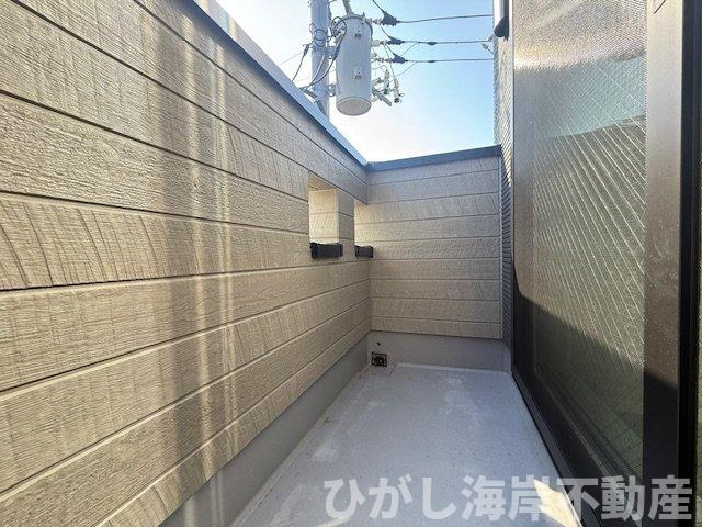 平塚市龍城ヶ丘　新築戸建　全３棟のバルコニー|３Fバルコニー