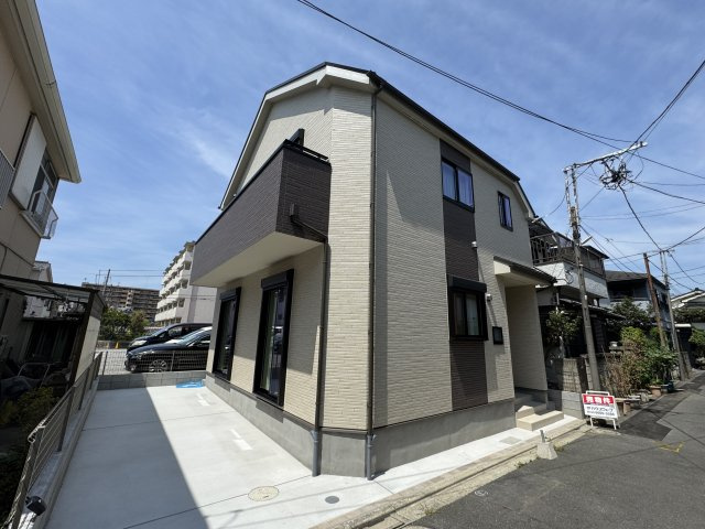 葛飾区水元１丁目新築戸建【水元小学校：10分】の外観|完成済み内覧可能です！！