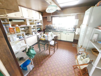 【キッチン】 | 甲州市塩山牛奥 中古 宅地252坪+農地196坪 四方道路 | 8帖サイズのダイニングキッチン