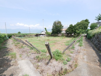 【庭】 | 甲州市塩山牛奥 中古 宅地252坪+農地196坪 四方道路 | 敷地東南側より撮影　ぶどう棚付き