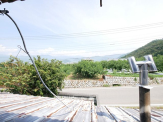 【展望】 | 甲州市塩山牛奥 中古 宅地252坪+農地196坪 四方道路 | 写真では分かりにくいですが、甲府盆地が一望です。