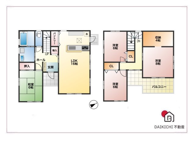 【間取り】 | 本庄市小島2丁目　中古戸建