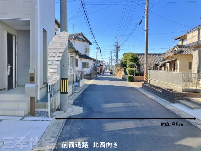 碧南市堀方町の前面道路含む現地写真|前面道路