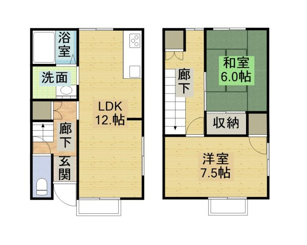 坂下ハイツの間取り