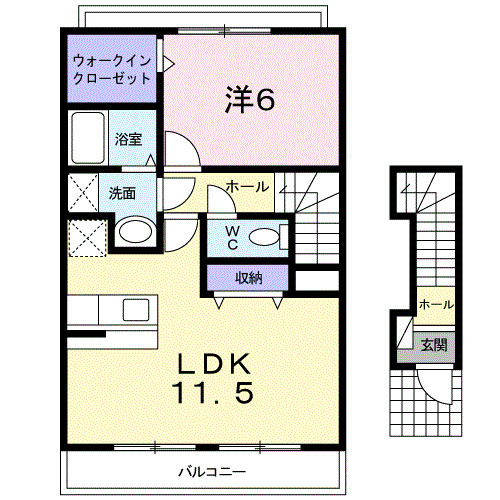 コロレの間取り