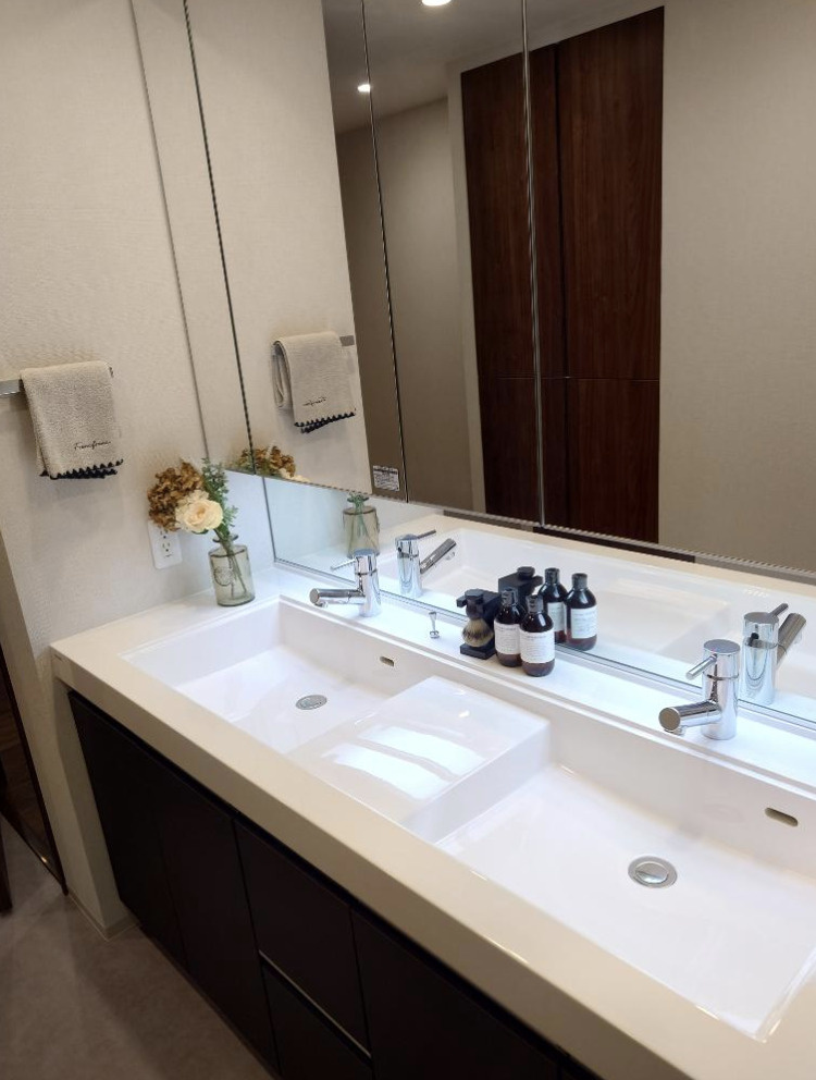 シエリアタワーなんば（区分所有）の独立洗面台