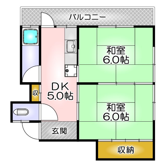 【間取り】 | 板宿ハウス
