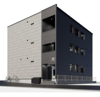 【外観パース】 | robot home 六郷土手 | 建物の外観です。