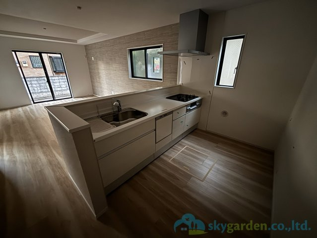 平塚市諏訪町3期　新築戸建　全3棟1号棟のキッチン